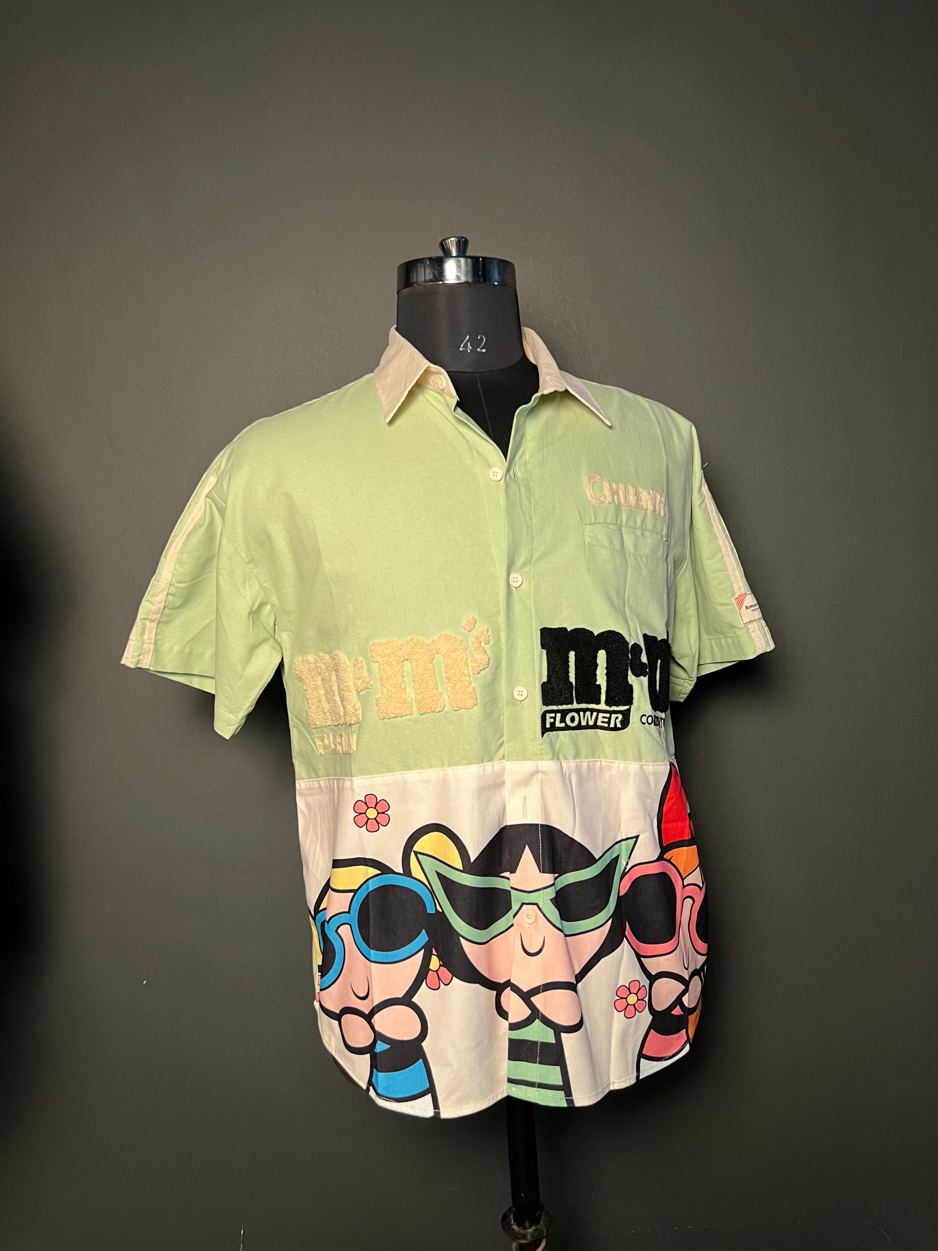 "Let’s Party!" Cartoon Graphic Shirt