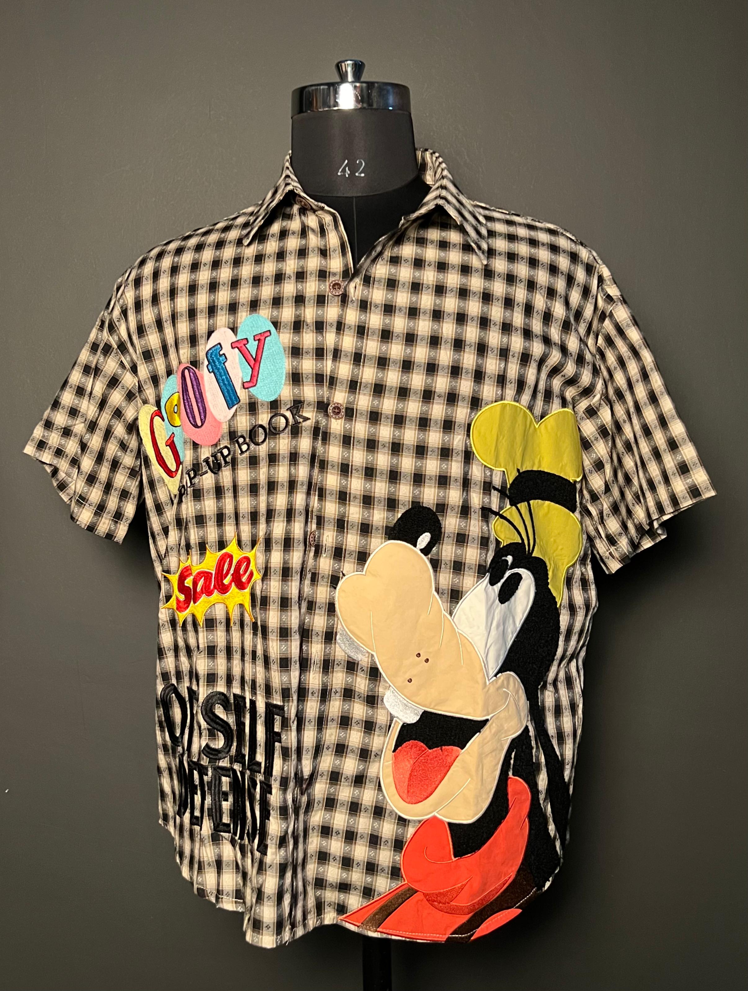 "Let’s Party!" Cartoon Graphic Shirt