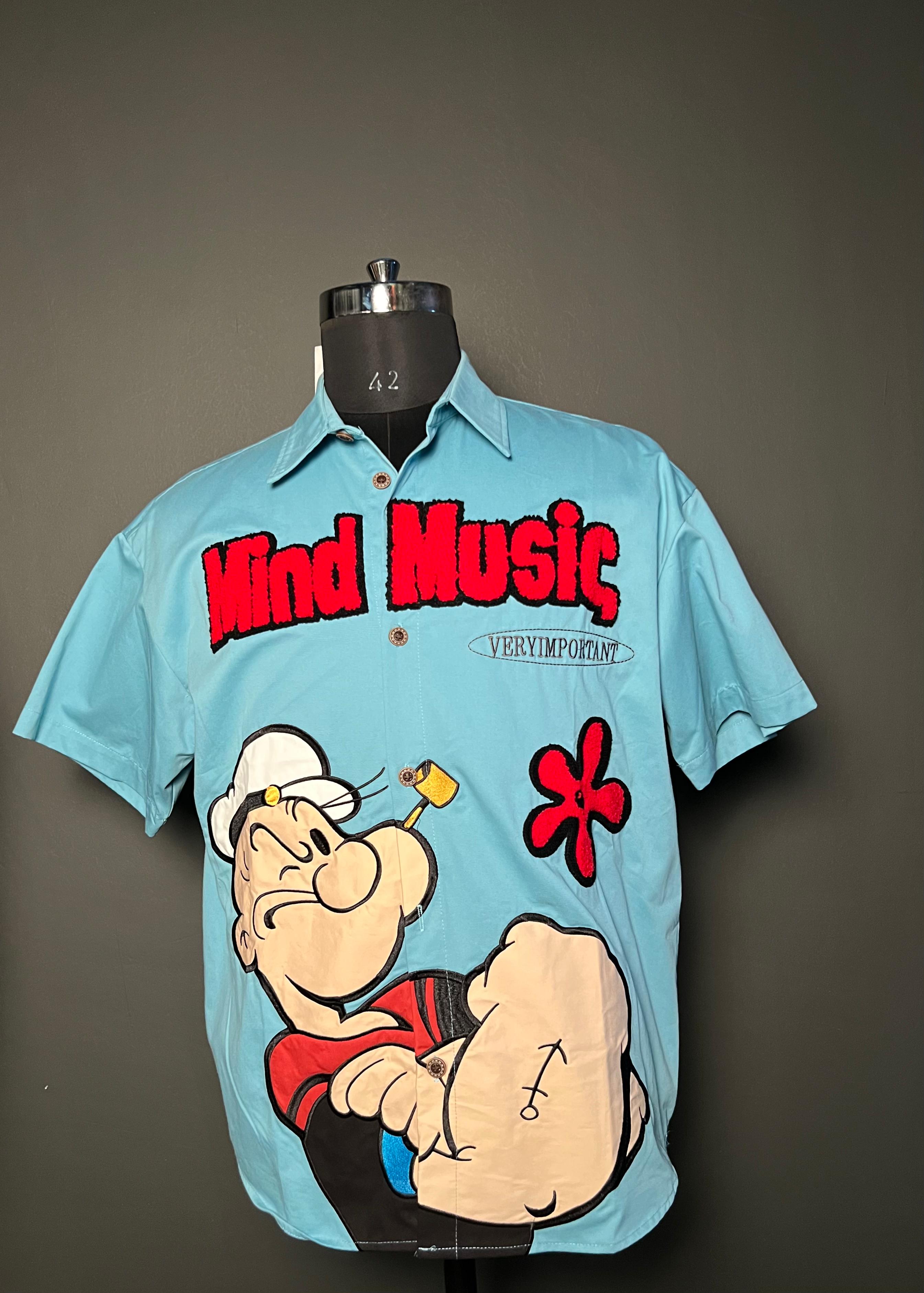 "Let’s Party!" Cartoon Graphic Shirt