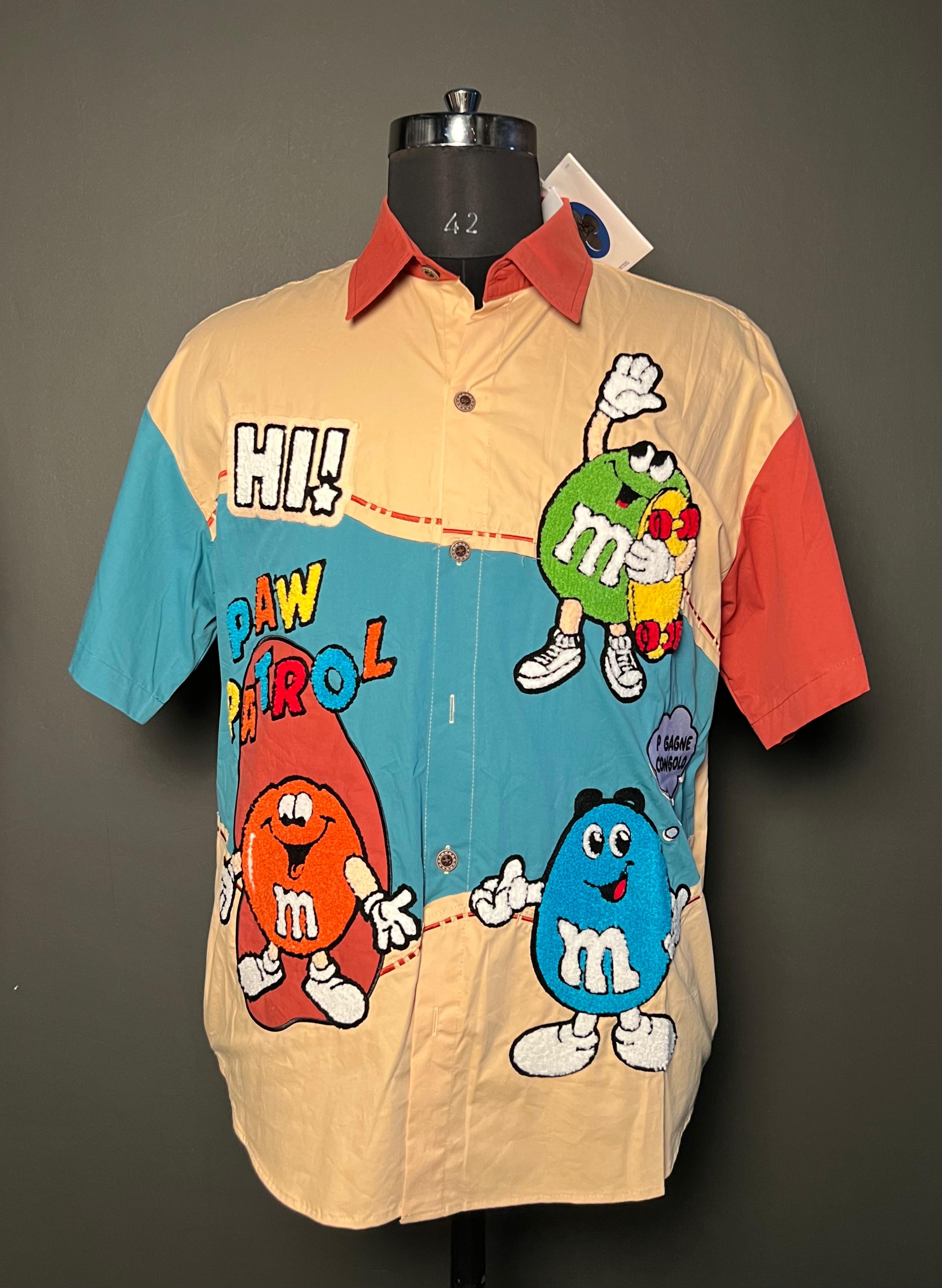 "Let’s Party!" Cartoon Graphic Shirt
